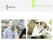 Tablet Screenshot of evankelsick.com